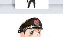 男警察漫画,漫画中的英勇男警察形象